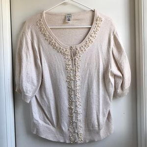Pearl and Mohair Cardigan